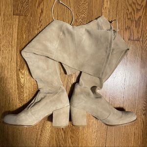 Stuart Weitzman Suede Thigh High Boots